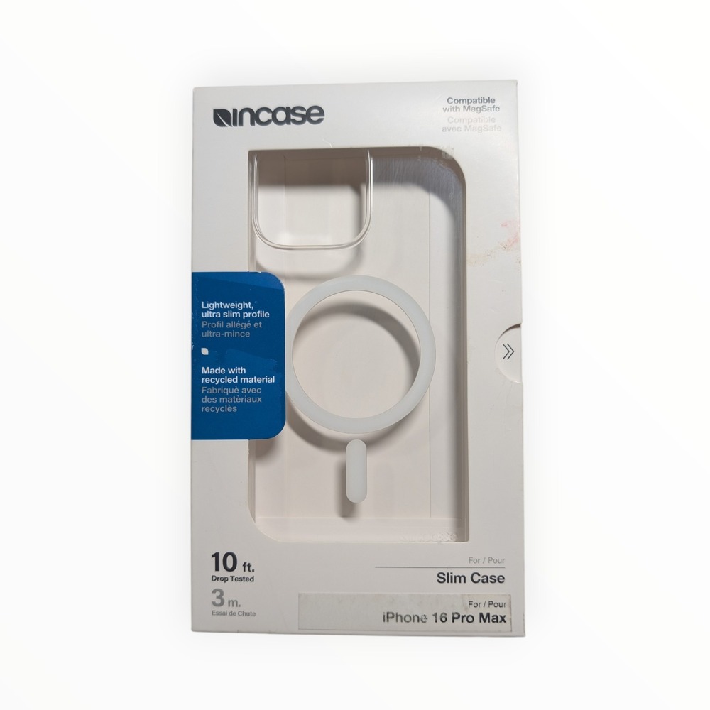 E3-U Incase Slim Hard Case w/ Magsafe‎ for iPhone 16 Pro Max - Clear ⬇️